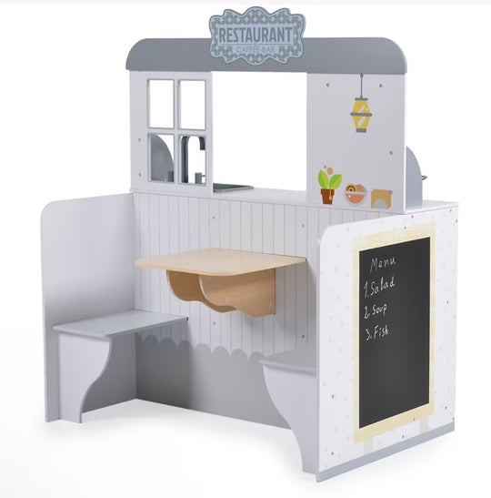 Houten Restaurant & Keuken 2-in-1