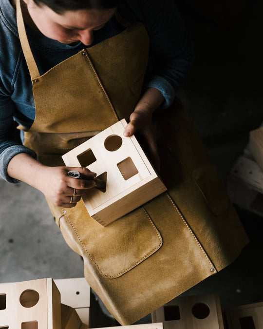Houten Vormsorteerdoos - Naturel