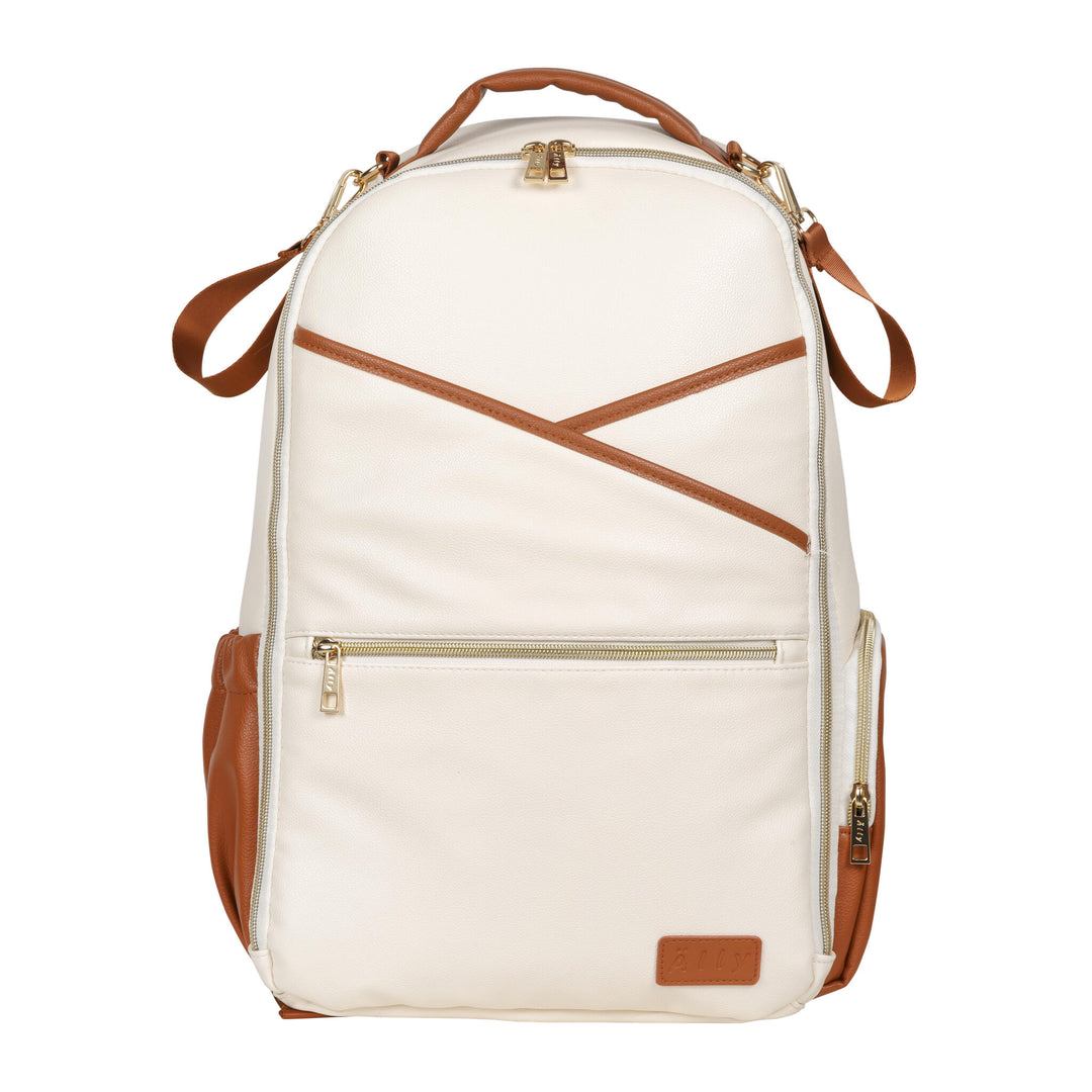Large Diaper Backpack β Cappuccino