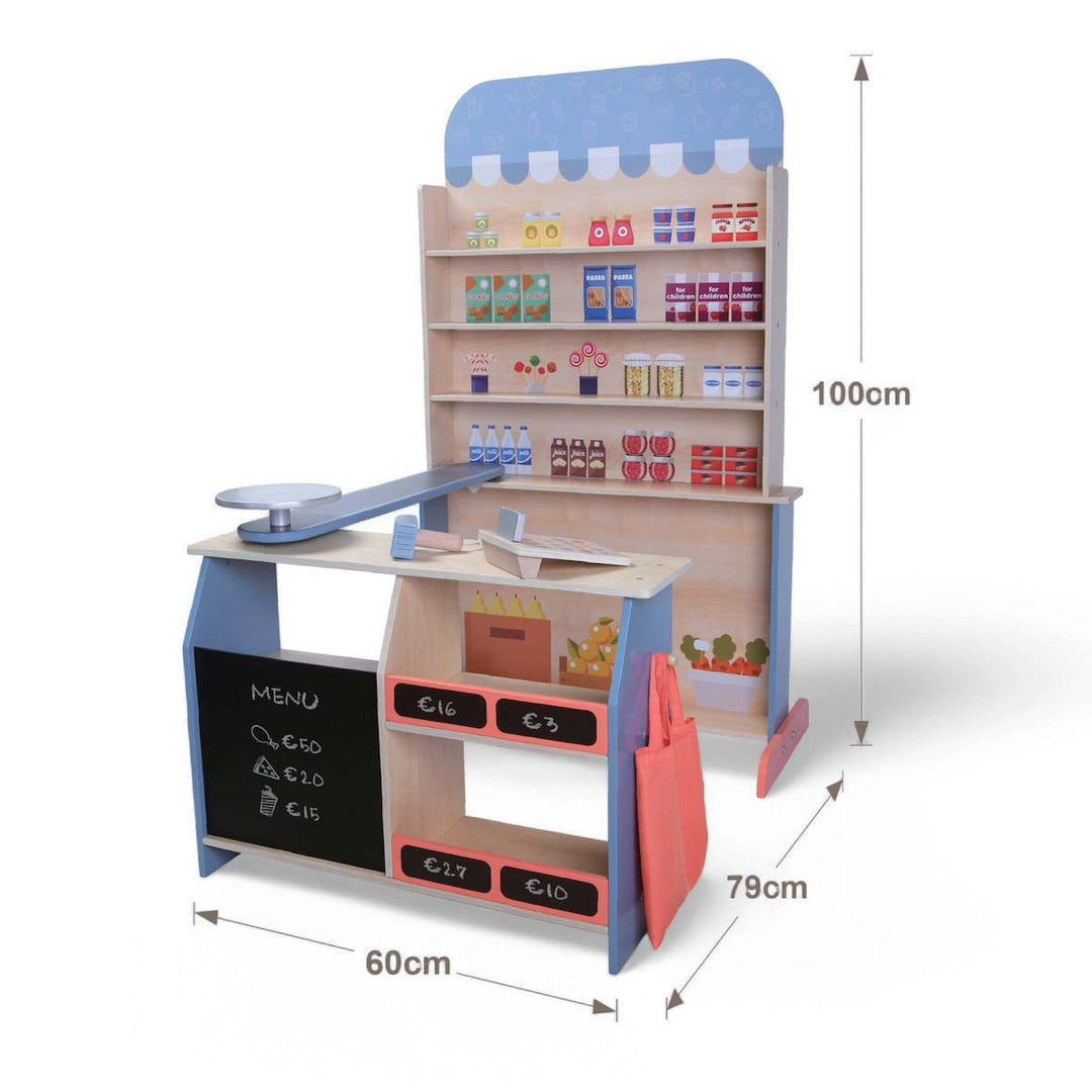 Houten Supermarkt – Kinderwinkel Set