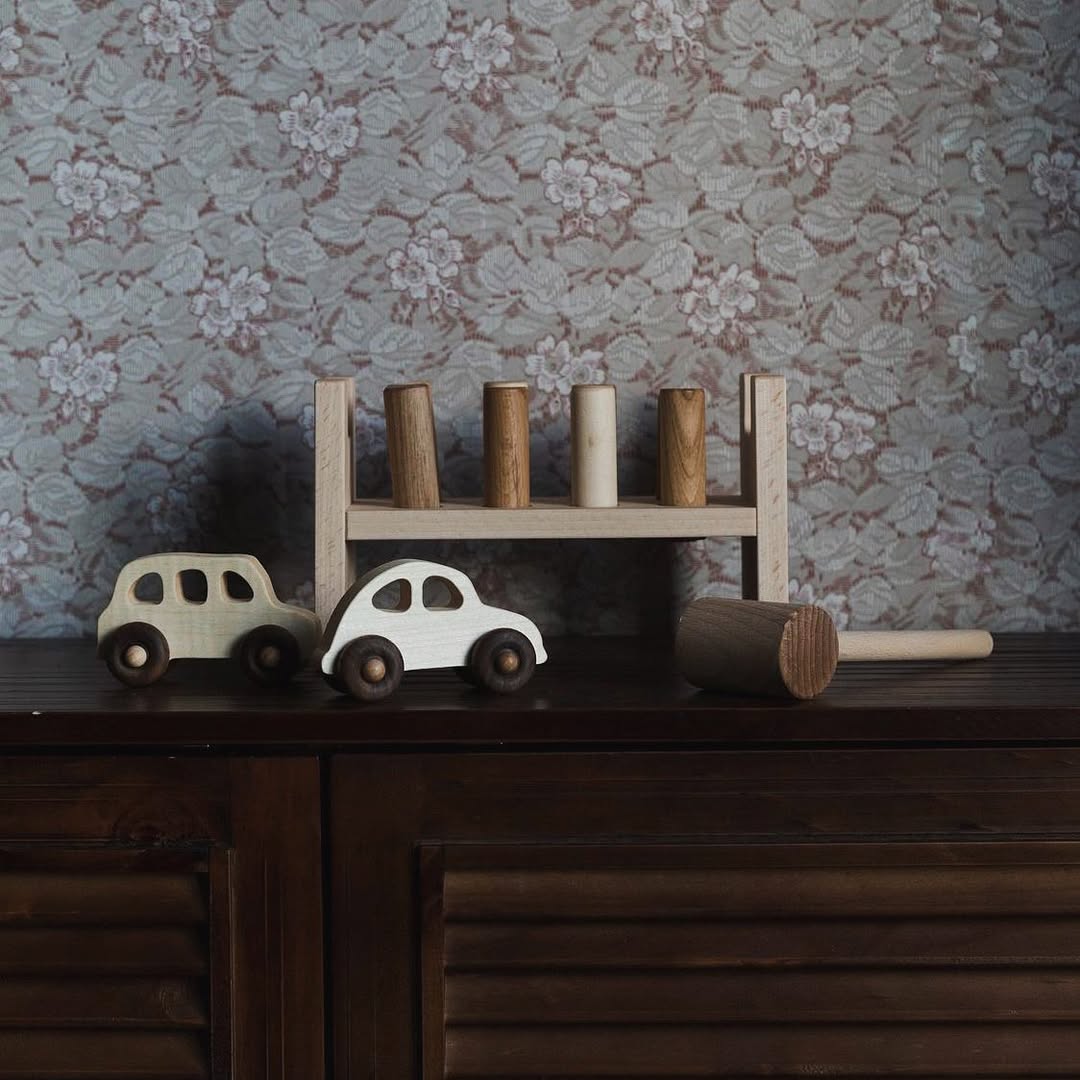 Houten Klopbank - Naturel