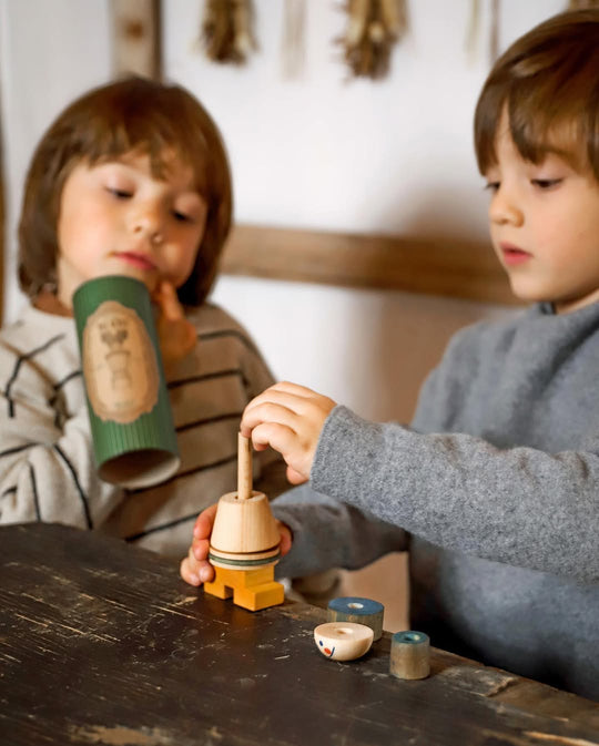 LALA Houten Stokfiguurtje - Groen