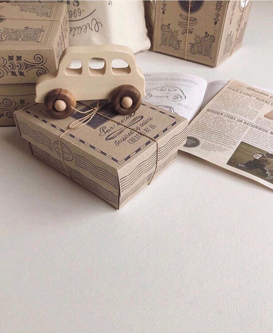 Houten auto - Engelse taxi