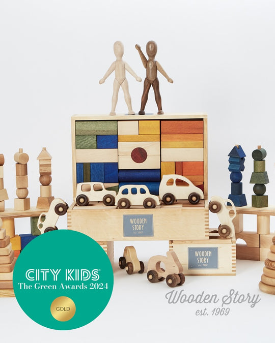 Houten auto - Engelse taxi