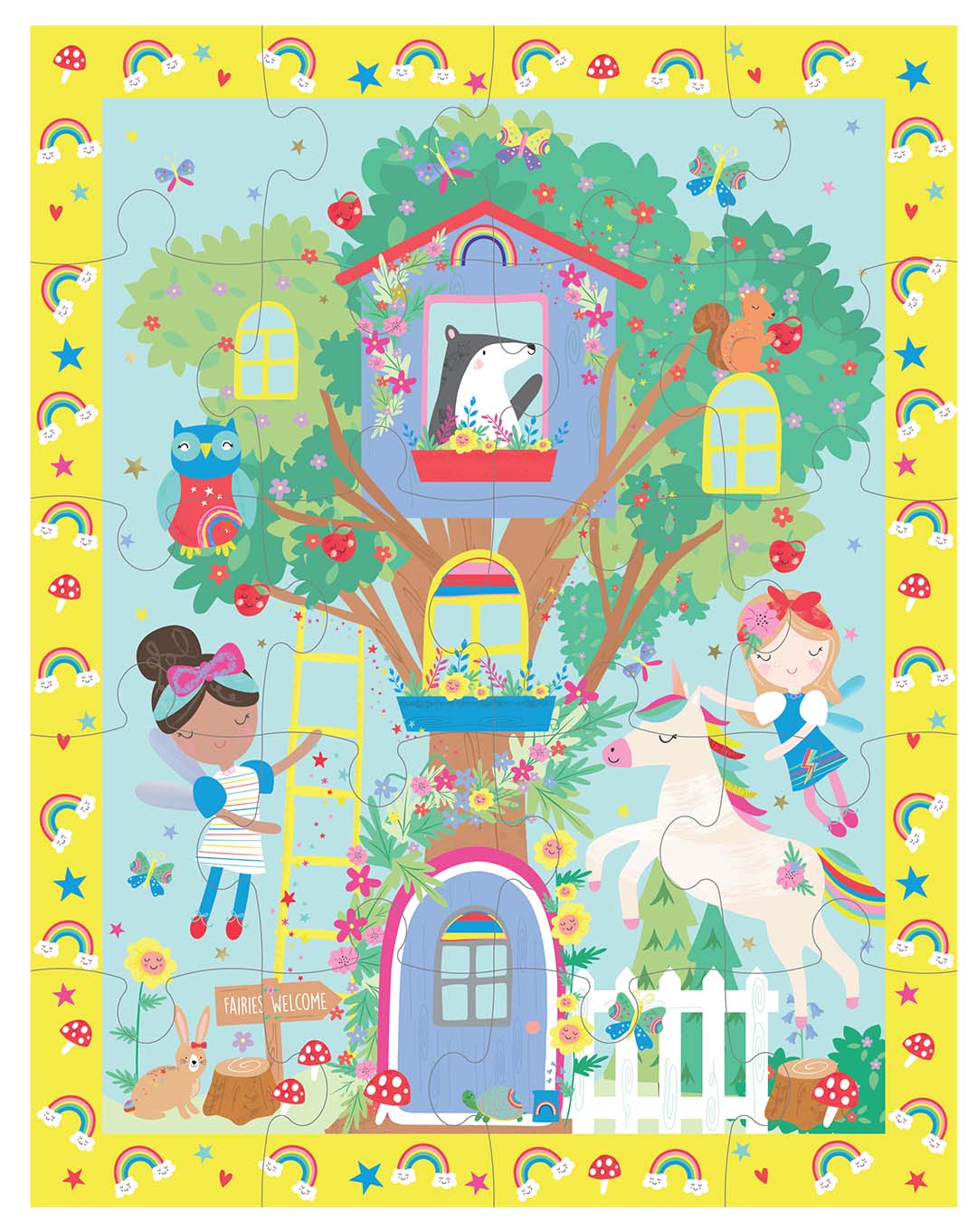 Magnetische Multiplay-scène - Regenboogfee