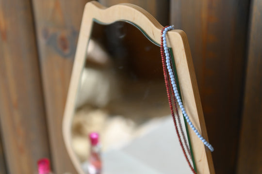 Prinsessen Beautytafel Set met spiegel en stoel - Tulp