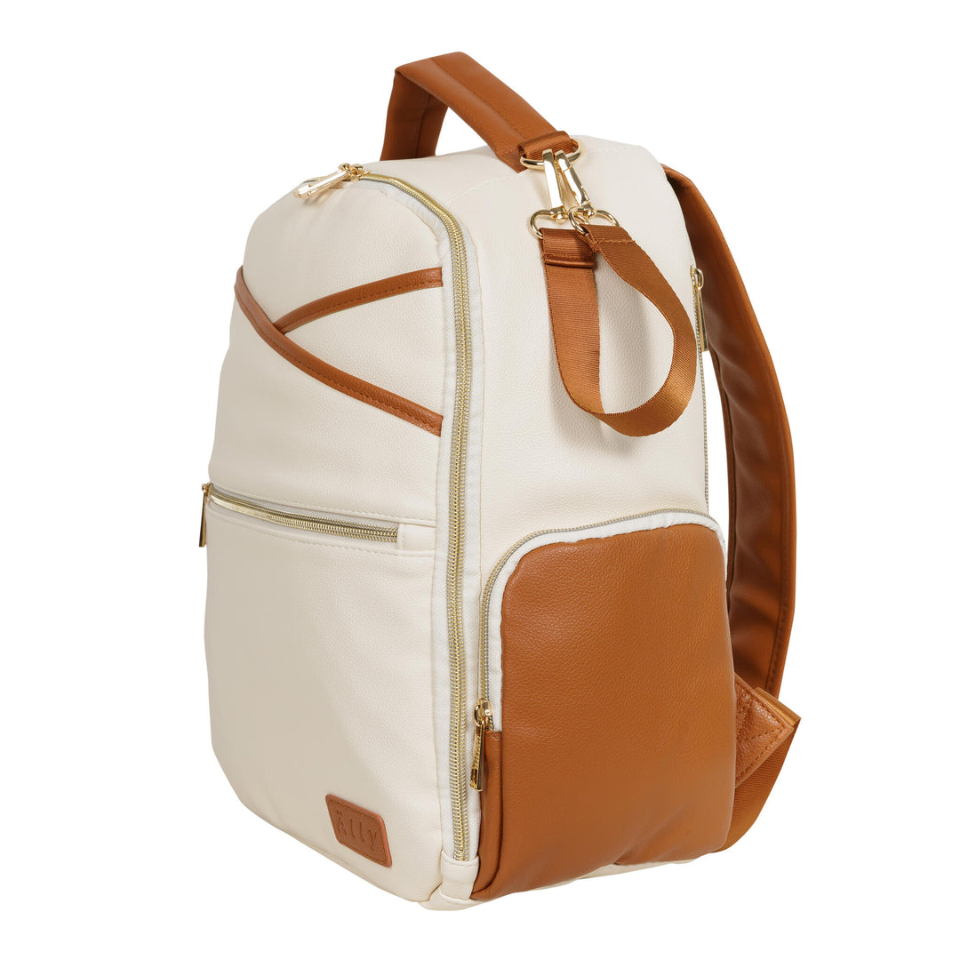 Small Diaper Backpack β Cappuccino