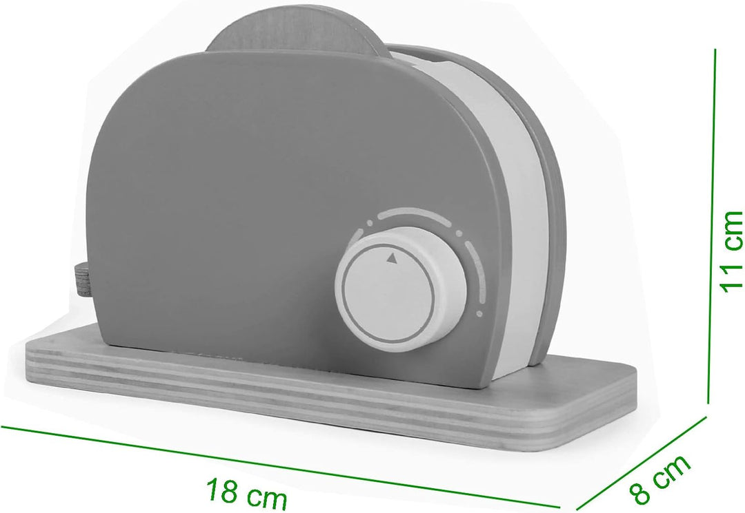 Houten Broodrooster Set