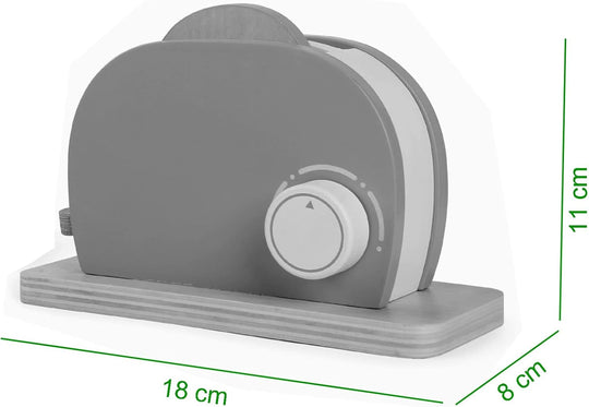 Houten Broodrooster Set