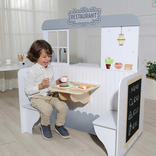 Houten Restaurant & Keuken 2-in-1