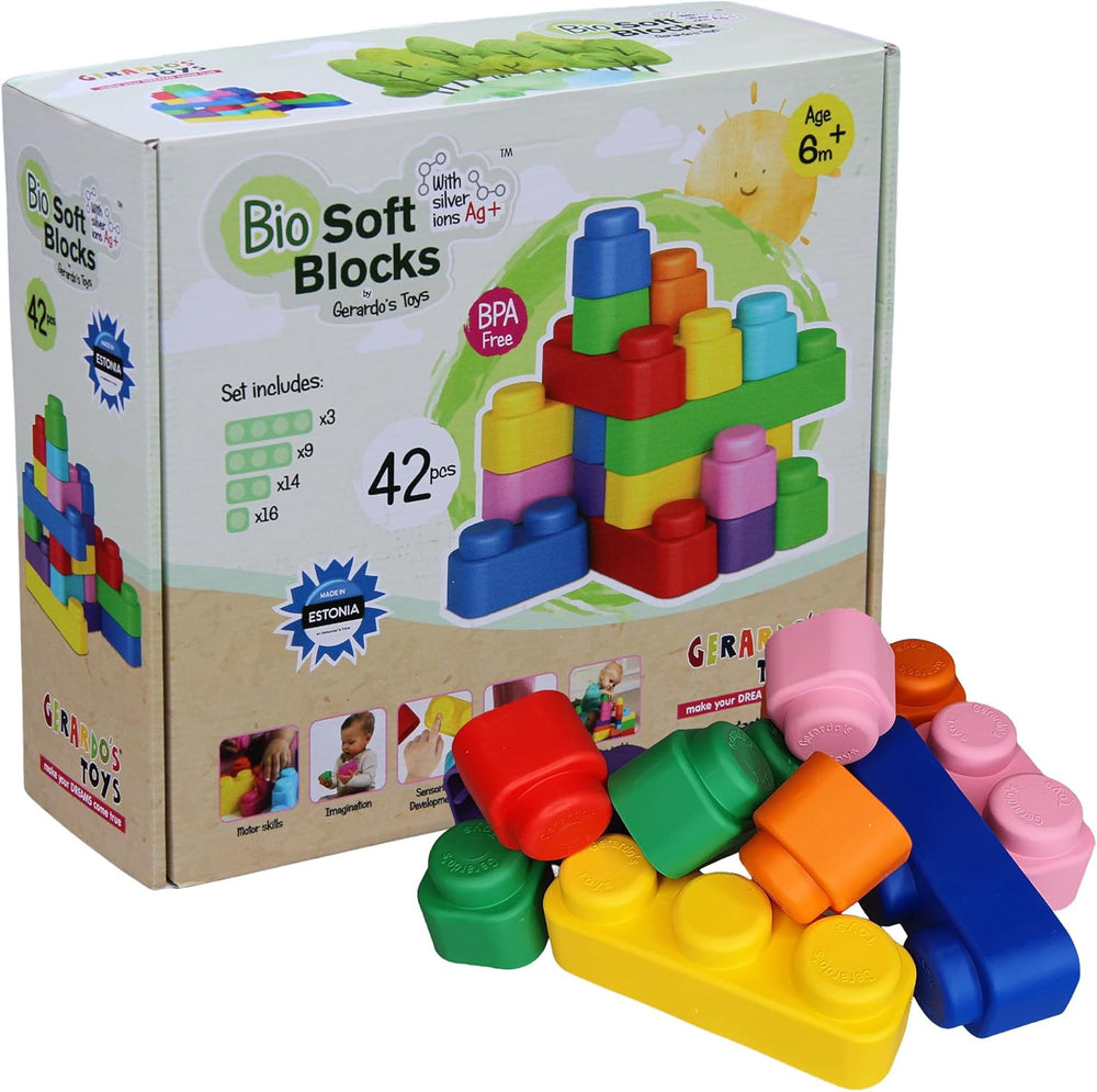 Zachte Bioblokken Set - 42 stuks