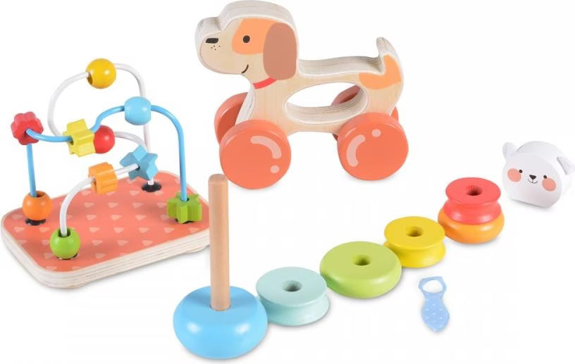 3-in-1 Houten Speelset – Leren, Spelen & Ontdekken