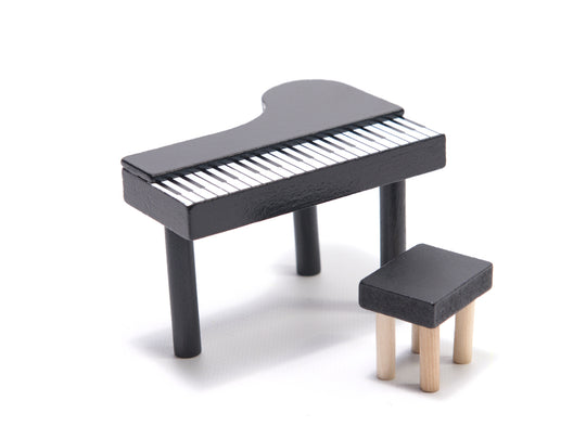 Houten poppenhuis 78cm Grijs met LED-verlichting – inclusief uitgebreide meubelset