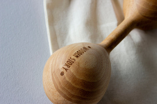 Houten rammelaar - Leeuwerik