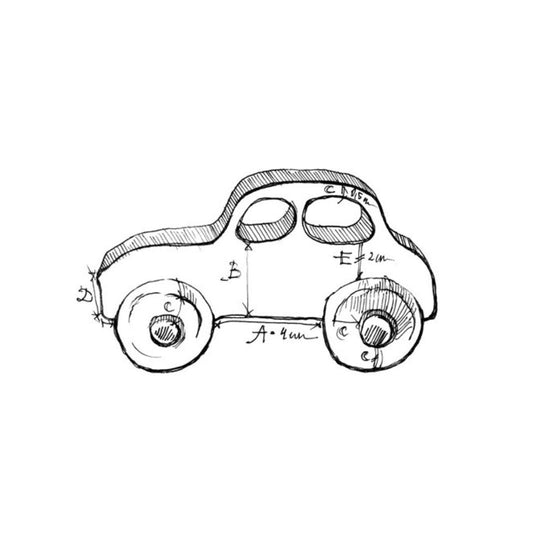 Houten Autootje - Jaren 50