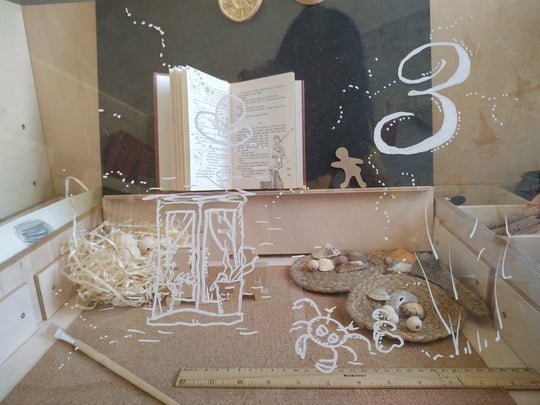 Adjustable Children Montessori Table and Chair Set Julle - Mint Green