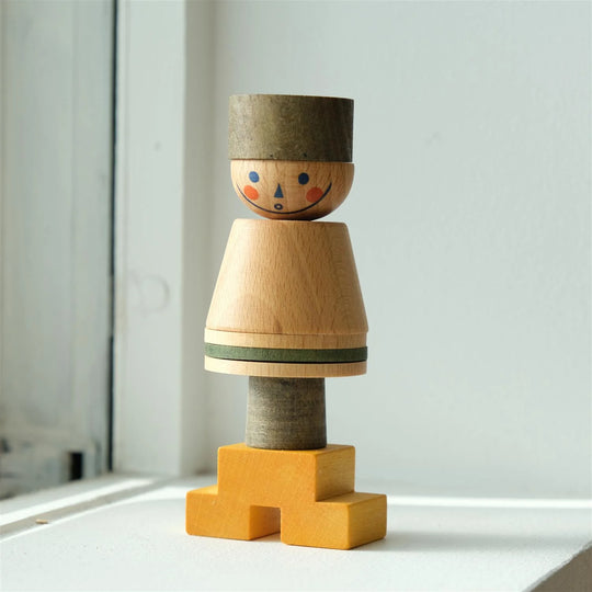 LALA Houten Stokfiguurtje - Groen