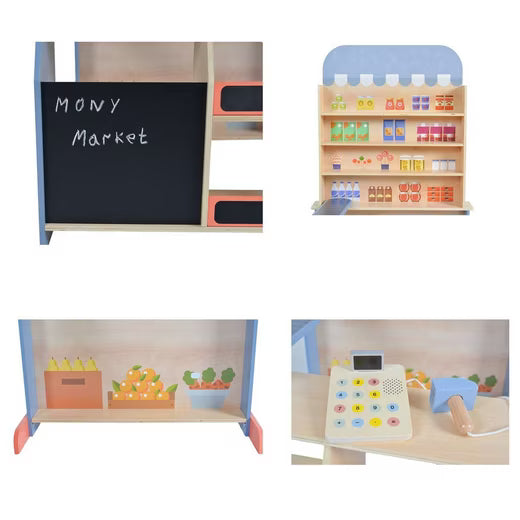 Houten Supermarkt – Kinderwinkel Set