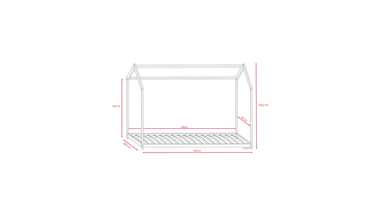 House Bed Bella - White