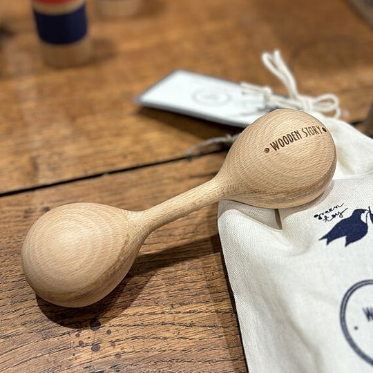 Houten rammelaar - Leeuwerik