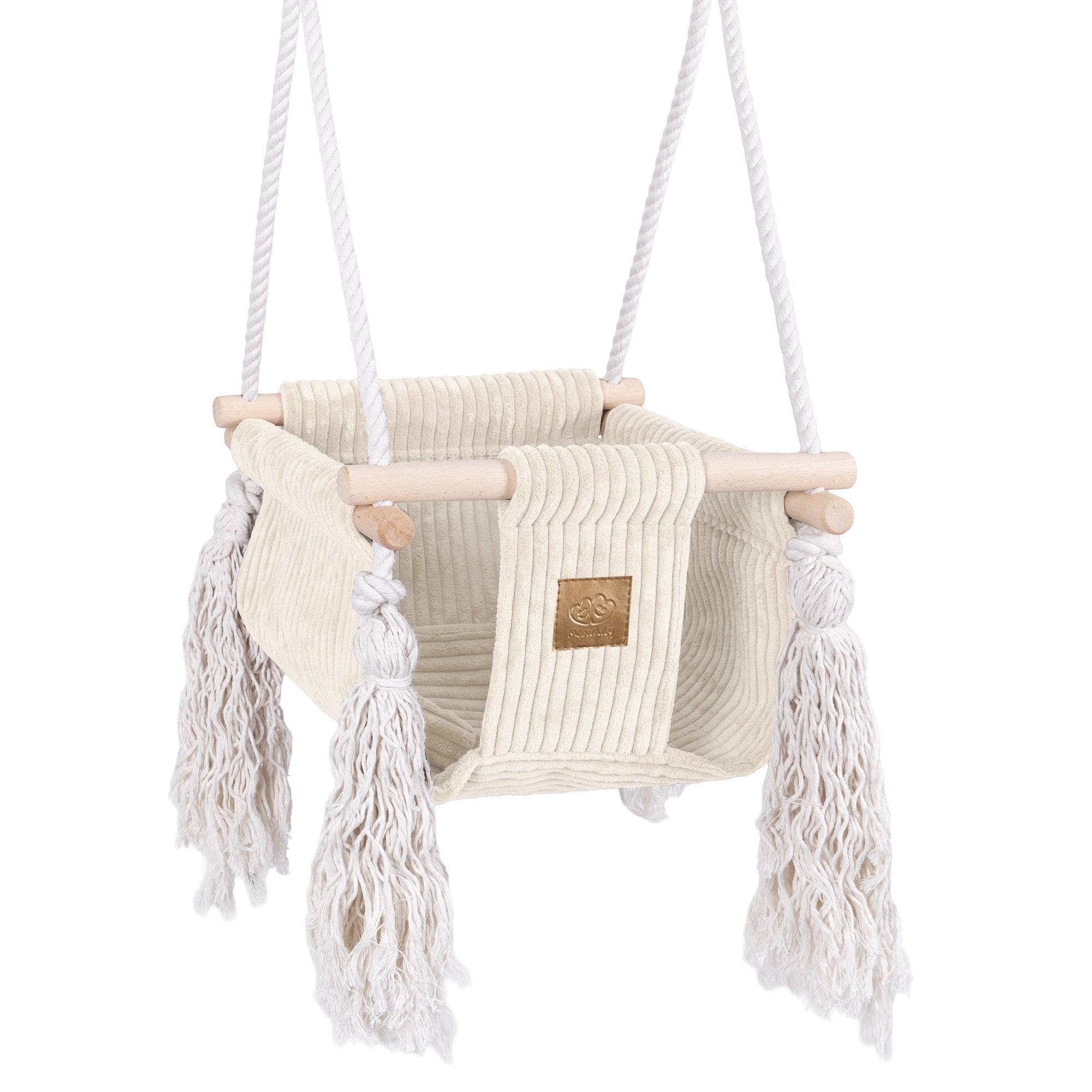 Indoor Baby Swing, Square - Ecru