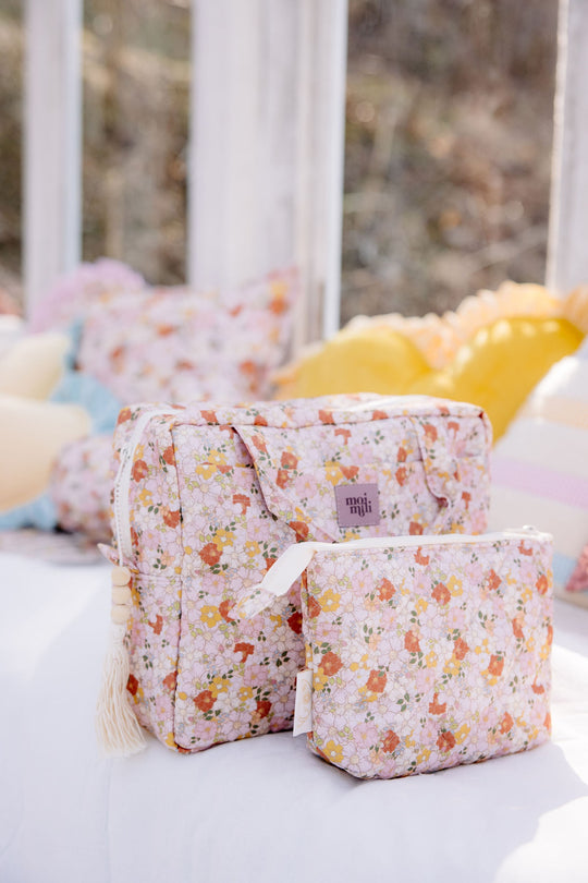 Large Make-Up Bag - Spring Garden