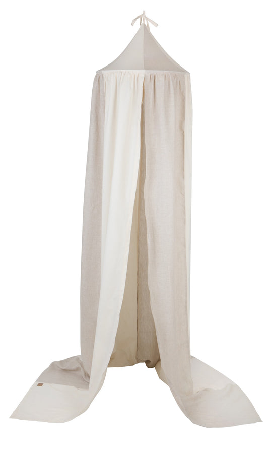 Organic Cotton and Linen Canopy - Cream Circus