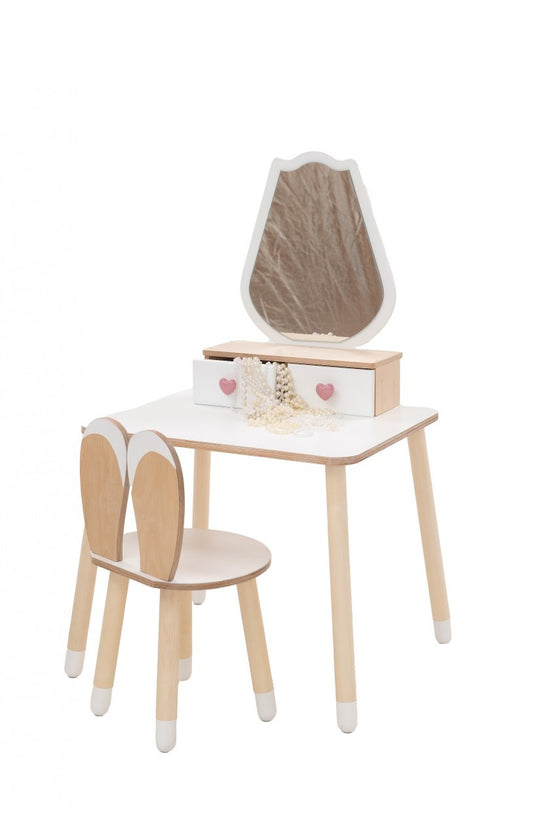 Princess Beauty Table with Mirror - Tulip
