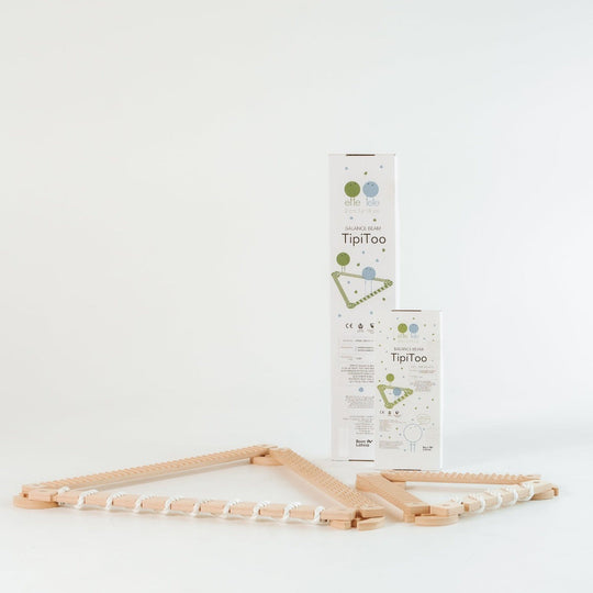 TipiToo® Large Balance Beam 3 Piece Set - White Rope