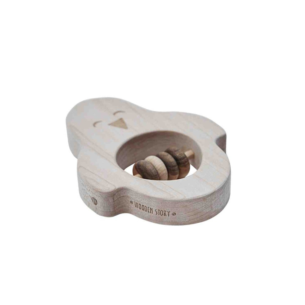 Wooden Rattle - Penguin