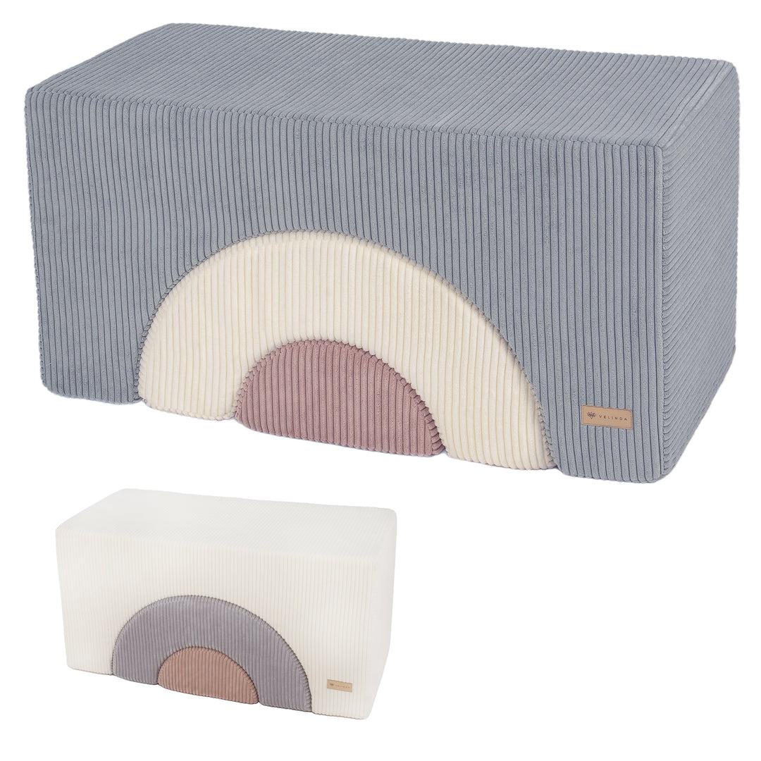 Rainbow set of 3 large foam blocks