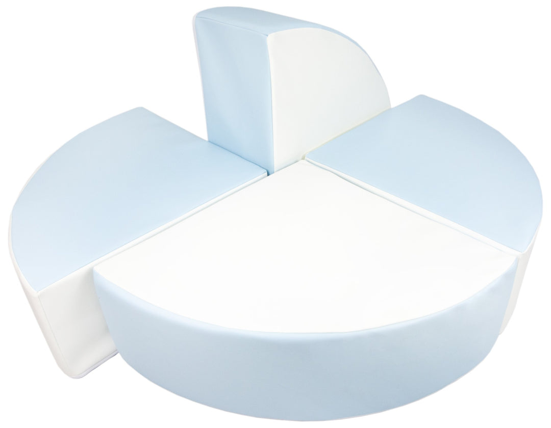 Wheel set of 4 large foam blocks