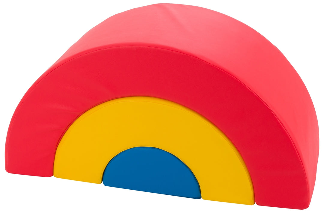 Mini rainbow set of 3 large foam blocks