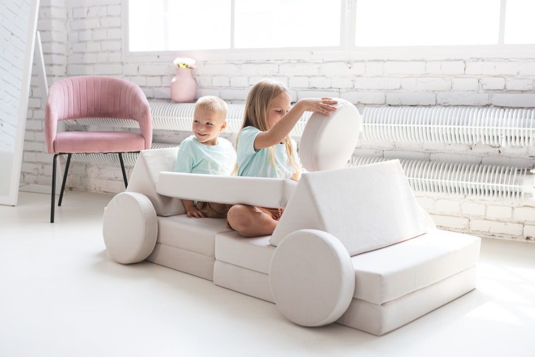 Modular kids sofa, foam blocks