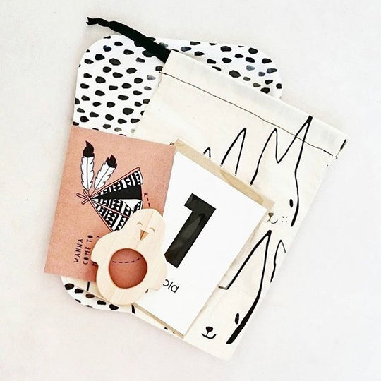 Houten bijtring - Pinguïn