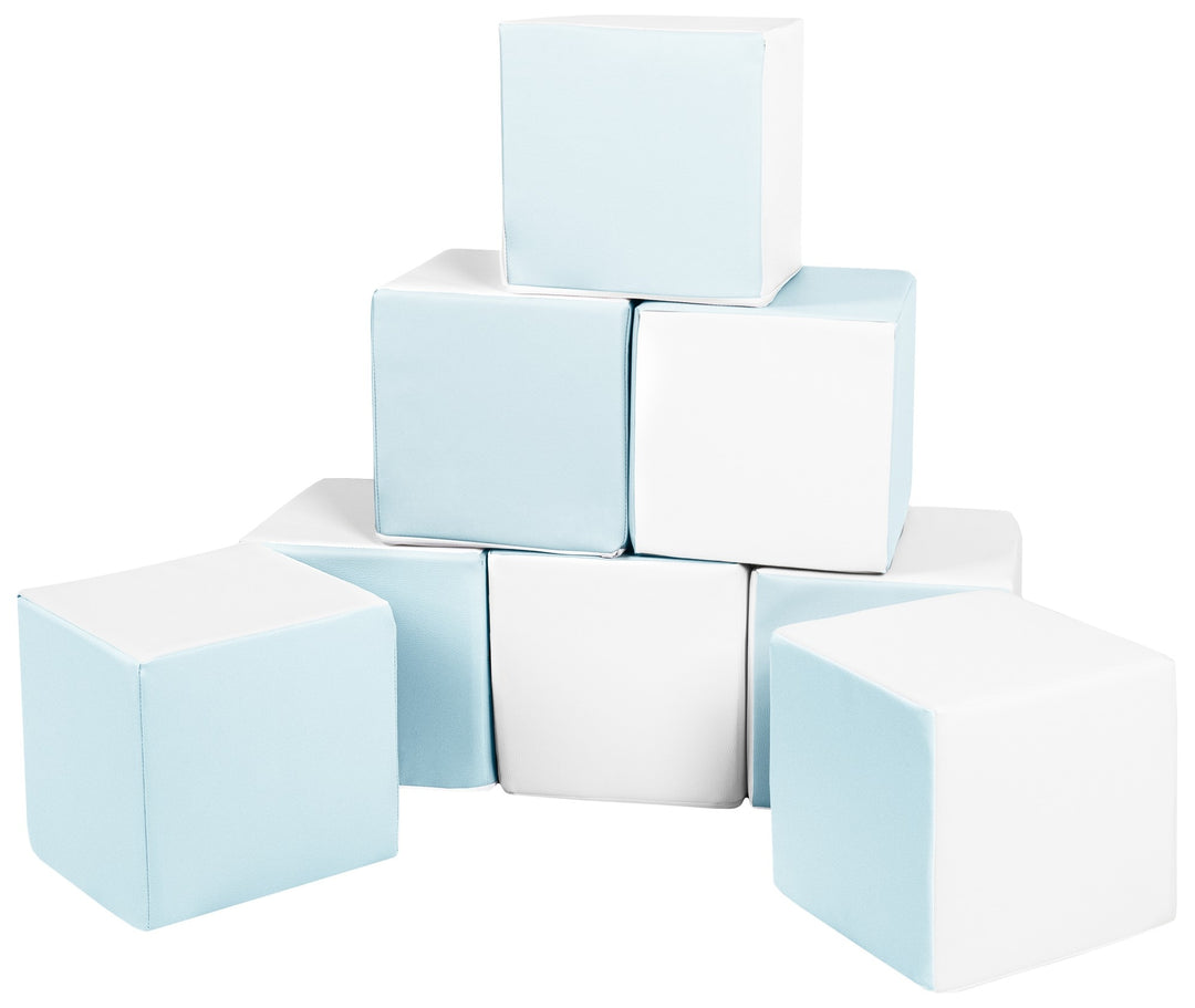 Soft Play Cubes, 8 building blocks for kids
