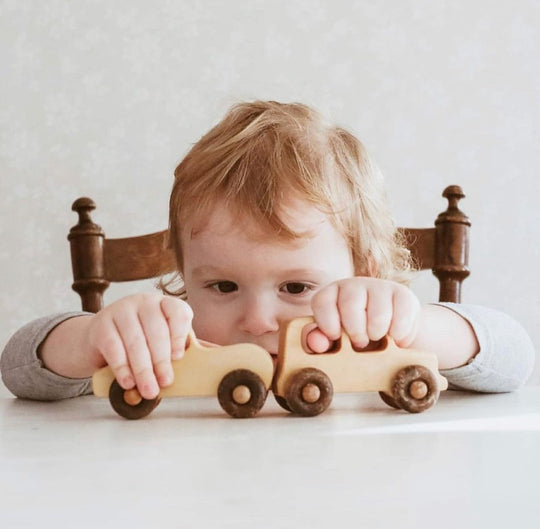 Wooden Car - Retro