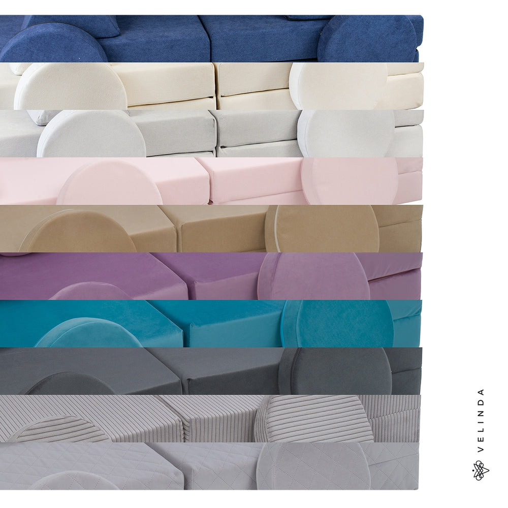 Modular kids sofa, foam blocks