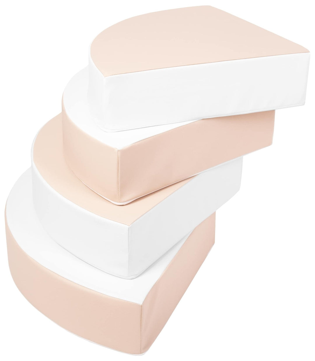 Wheel set of 4 large foam blocks
