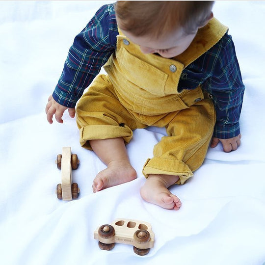 Houten auto - Engelse taxi