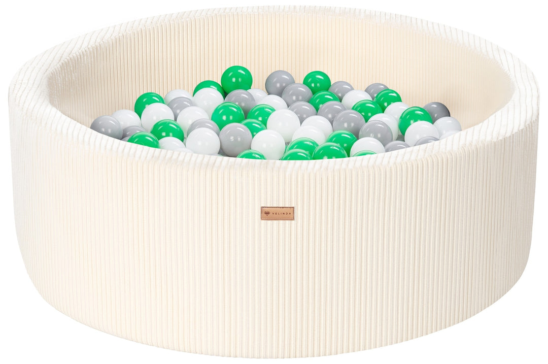 Ball pit + 200 balls, corduroy fabric