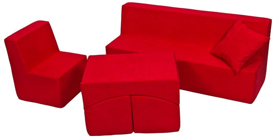 Soft Foam Furniture 3 pcs set: Chair+Sofa+Coach