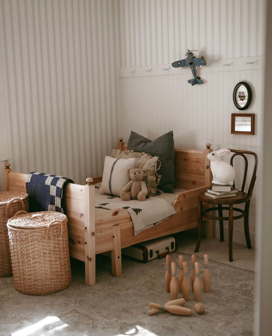 Wooden Bowling Pins - Natural