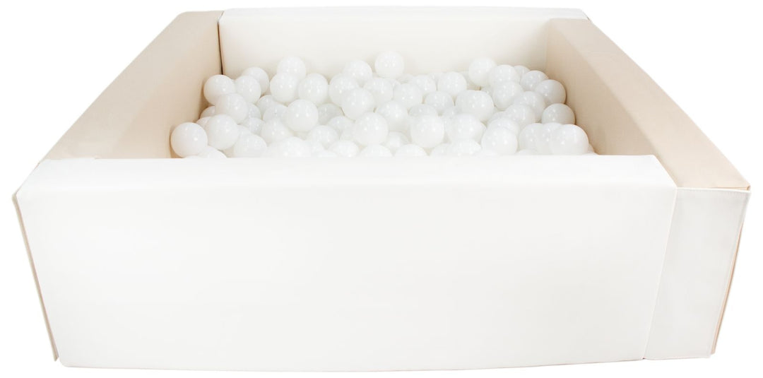 Square eco-leather ball pit with 300 balls, 5 elements