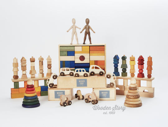 Houten auto - Engelse taxi