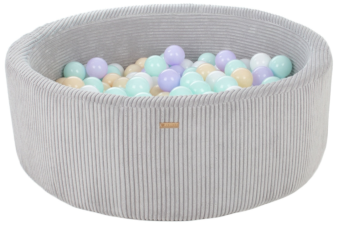 Ball pit + 200 balls, corduroy fabric