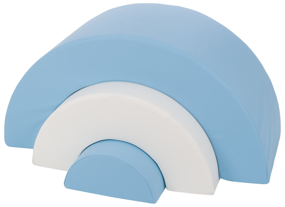 Mini rainbow set of 3 large foam blocks