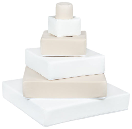 Pyramid set of 6 large foam blocks