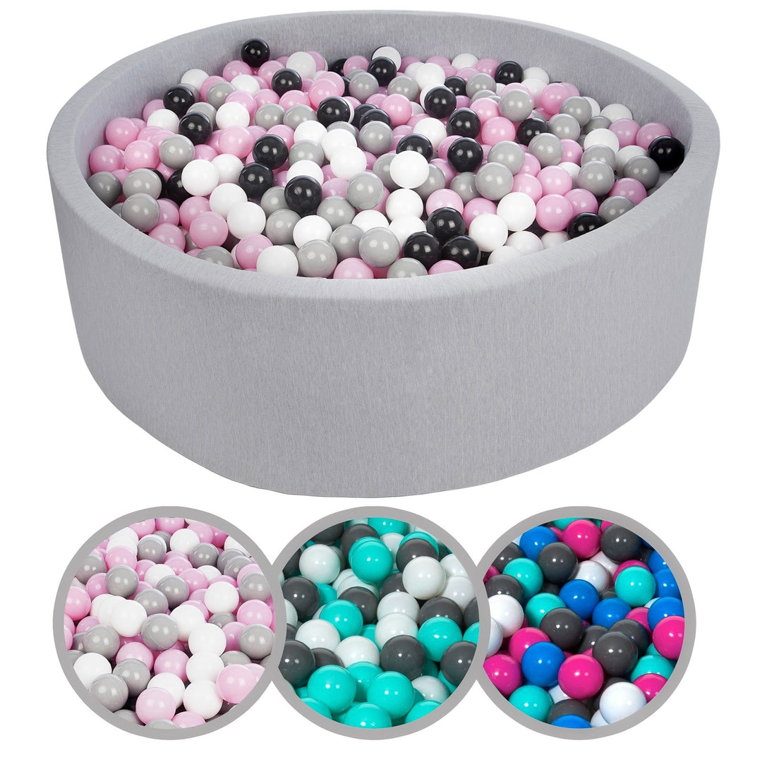 Soft Jersey ball pit with 1200 balls, diameter 125 cm