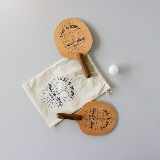 Twist &amp; Bounce - Houten pingpong batjes paletjes